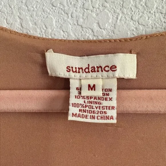 Sundance Willow Lace dress 3/4 sleeve midi dress size medium - Picture 5 of 14